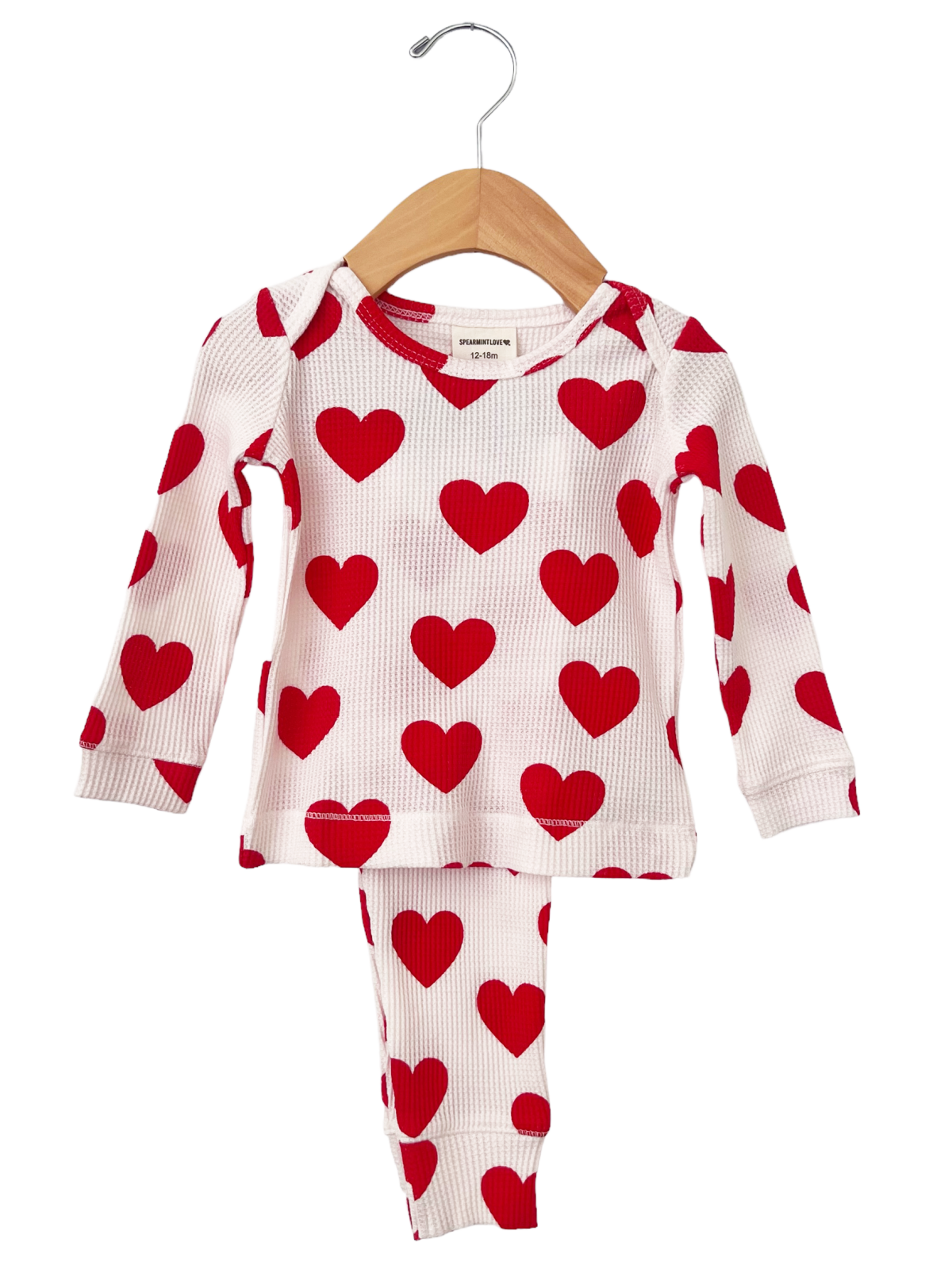 VALENTINES RED HEART 2 PIECE SET