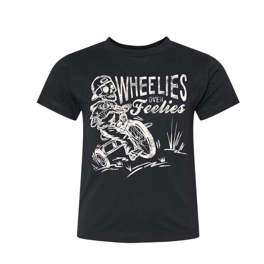 WHEELIES OVER FEELIES TEE