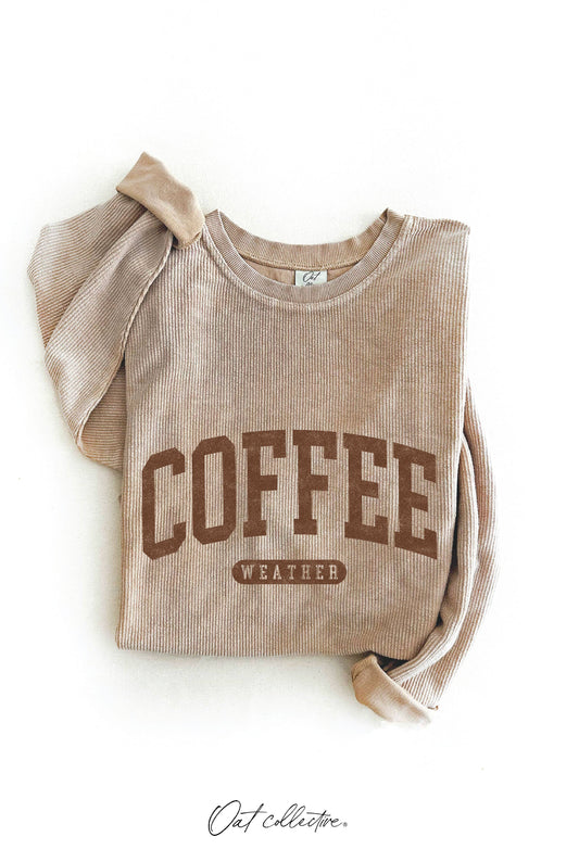 COFFEE WEATHER VINTAGE PULLOVER